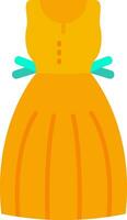 Sundress Line Filled Icon vector