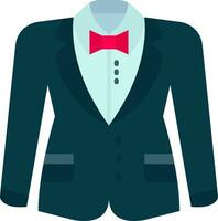 Blazer Line Filled Icon vector