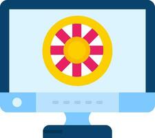 Lifesaver Line Filled Icon vector