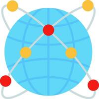 Internet Line Filled Icon vector