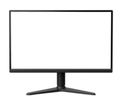 ai généré moderne ordinateur moniteur sur transparent Contexte png
