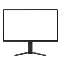 AI generated Modern Computer Monitor Isolated png