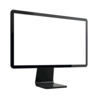 AI generated Modern Computer Monitor Isolated on Transparent png