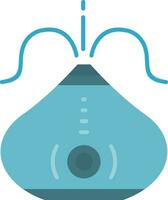 icono lleno de línea de humidificador vector