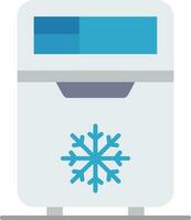 refrigerador línea lleno icono vector