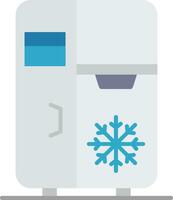 refrigerador línea lleno icono vector