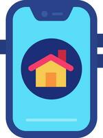 Home Line Filled Icon vector