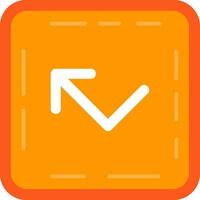 Bounce Line Filled Icon vector