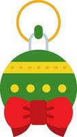 Bauble Line Filled Icon vector