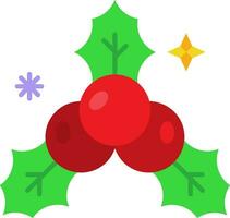 Mistletoe Line Filled Icon vector