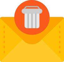 Dustbin Line Filled Icon vector