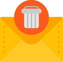 Dustbin Line Filled Icon vector