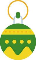 Bauble Line Filled Icon vector
