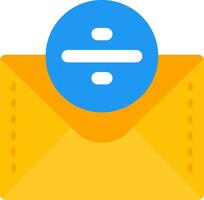 Divide Line Filled Icon vector