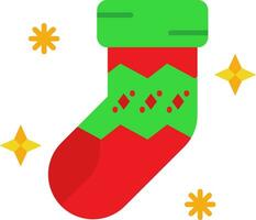 Sock Line Filled Icon vector