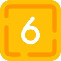 Six Line Filled Icon vector