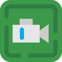 Video Line Filled Icon vector