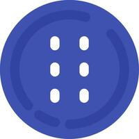 Dotted line Line Filled Icon vector