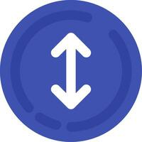 Up and down arrow Line Filled Icon vector