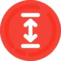 Up and down arrow Line Filled Icon vector