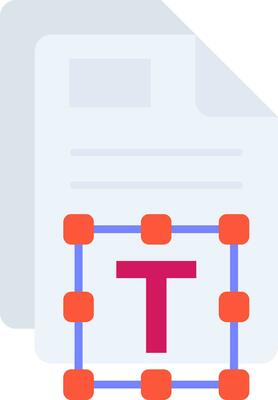 Text Line Filled Icon