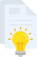 Idea Line Filled Icon vector