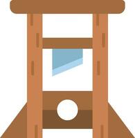 Guilotine Line Filled Icon vector