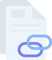 Link Line Filled Icon vector