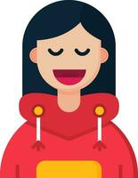 Relieved Line Filled Icon vector