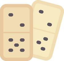 Domino Line Filled Icon vector