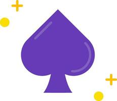 Spades Line Filled Icon vector