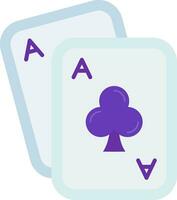 Aces Line Filled Icon vector