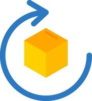 Rotate Line Filled Icon vector