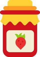 Jam Line Filled Icon vector