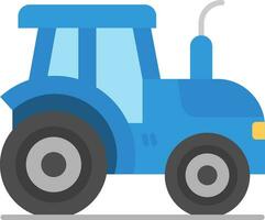 tractor línea lleno icono vector