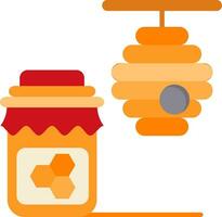 Honey Line Filled Icon vector