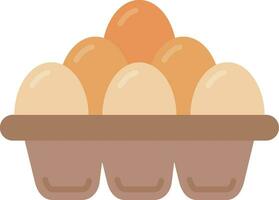 Eggs Line Filled Icon vector