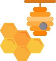 Honeycomb Line Filled Icon vector