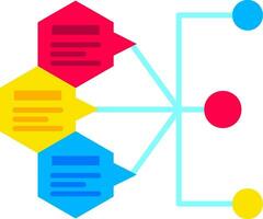 Index Line Filled Icon vector