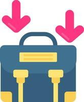 Career path Line Filled Icon vector