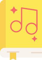 Music Line Filled Icon vector