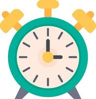 Alarm clock Line Filled Icon vector