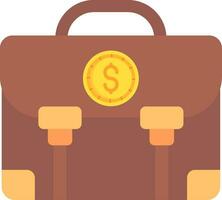 Money bag Line Filled Icon vector