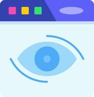 Views Line Filled Icon vector