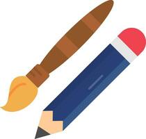 Drawing tools Line Filled Icon vector