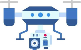 Camera drone Line Filled Icon vector