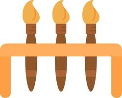 Paint brushes Line Filled Icon vector