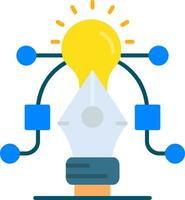 Graphic design Line Filled Icon vector