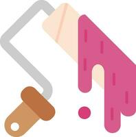 Paint roller Line Filled Icon vector