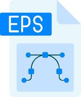 Eps file format Line Filled Icon vector